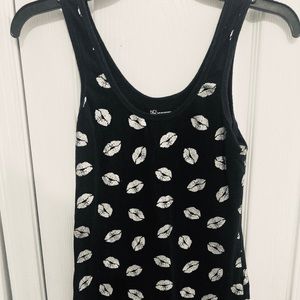 Ladies small black tank top
